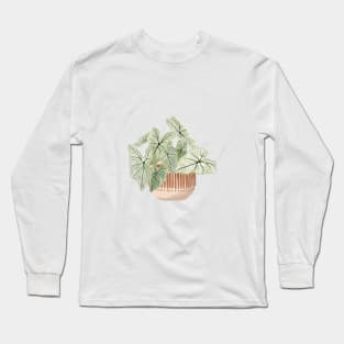 Caladium plant art Long Sleeve T-Shirt